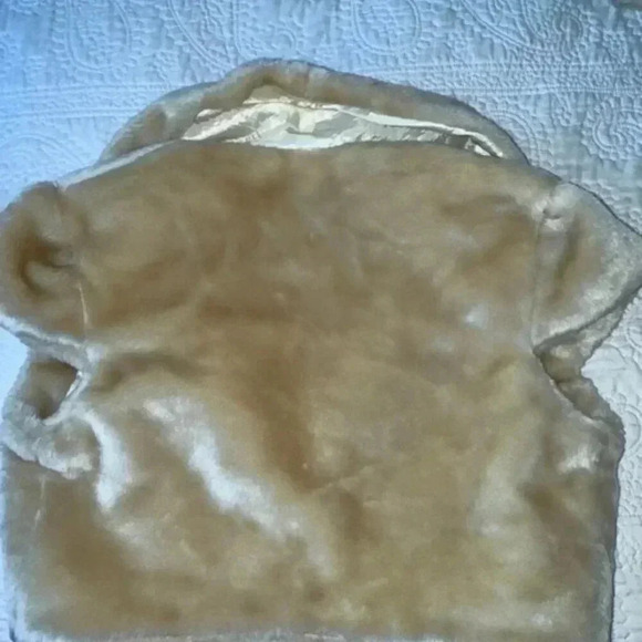 vintage versace jeans couture faux fur vest - Picture 2 of 7